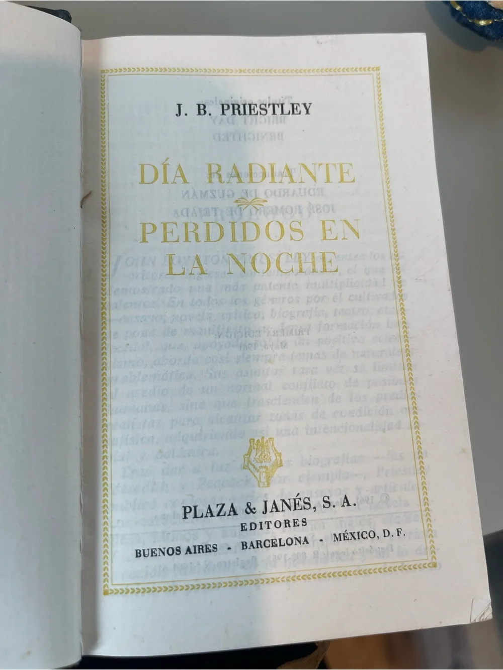 Vintage Plaza & Janés Spanish Literature Collection 5 Books Decorative Slipcases
